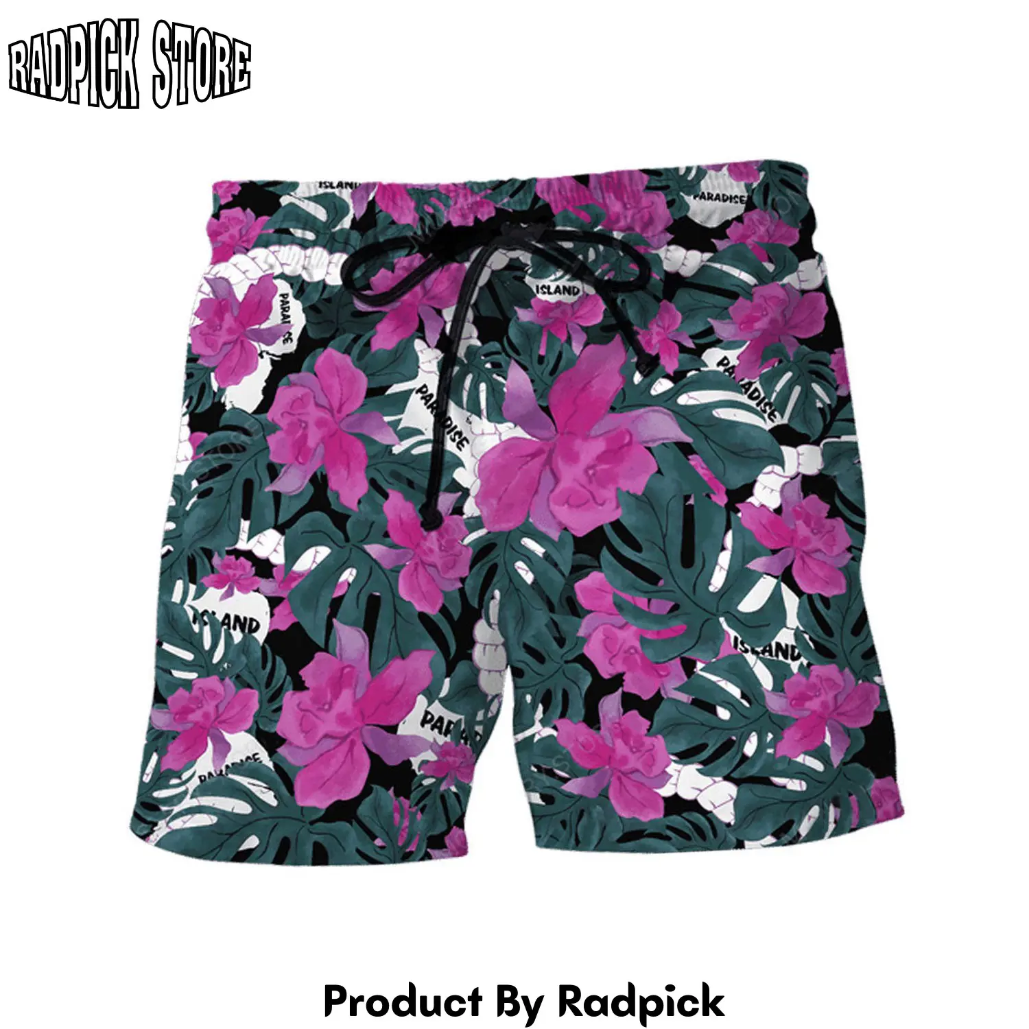 Radpick 3d jurassic park hawaii shorts rp631411